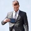 AfitLulu Men's Long Wallet Ultra Thin Wallet Men's Stylish Wallet