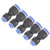 50 Pcs PushtoConnect Fittings PG84 Quick Release Pneumatic Straight Push
