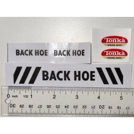 Tonka Back Hoe Sticker Set 1963-1964 Tonka Truck