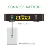 NECABLES CAT5 / CAT5e RJ11 Data Cable DSL Cable 3ft