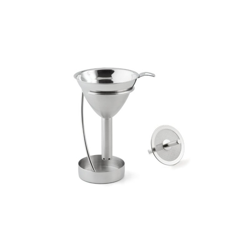 Weis Dekanter Funnel, Stainless Steel Silver, 8.5 x 8.5 x