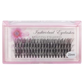 Bodermincer 20D 0.07mm Thickness 8-22mm To Choose Grafting False Eyelashes False Eyelashes Individual Natural Long Mink Fake Eyelashes Extension Handmade (20mm)
