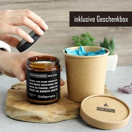 Lustige Duftkerze mit Spruch f√ºr Mama | Handgemacht aus Sojawachs | In Geschenkbox | Valentinstag Geburtstagsgeschenk | Geschenkidee Geburtstag Mutter, Beste Mama zum Muttertag |Wald