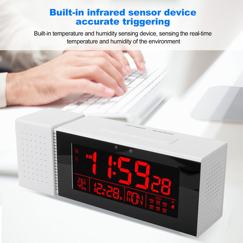 TSP30 Night Light Digital Clock Alarm with FM Radio Temperature