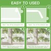 60 Pack Window Fly Traps, Clear Sticky Insect Catchers for