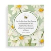 Affirmations Pocket Notepad, Bee Flowers