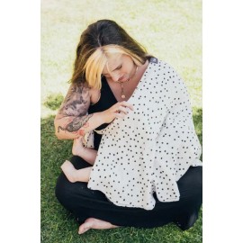 BABI Nursing Cover for Breastfeeding 6 In 1 Stroller Cover Baby Wrapping Blanket - DOT