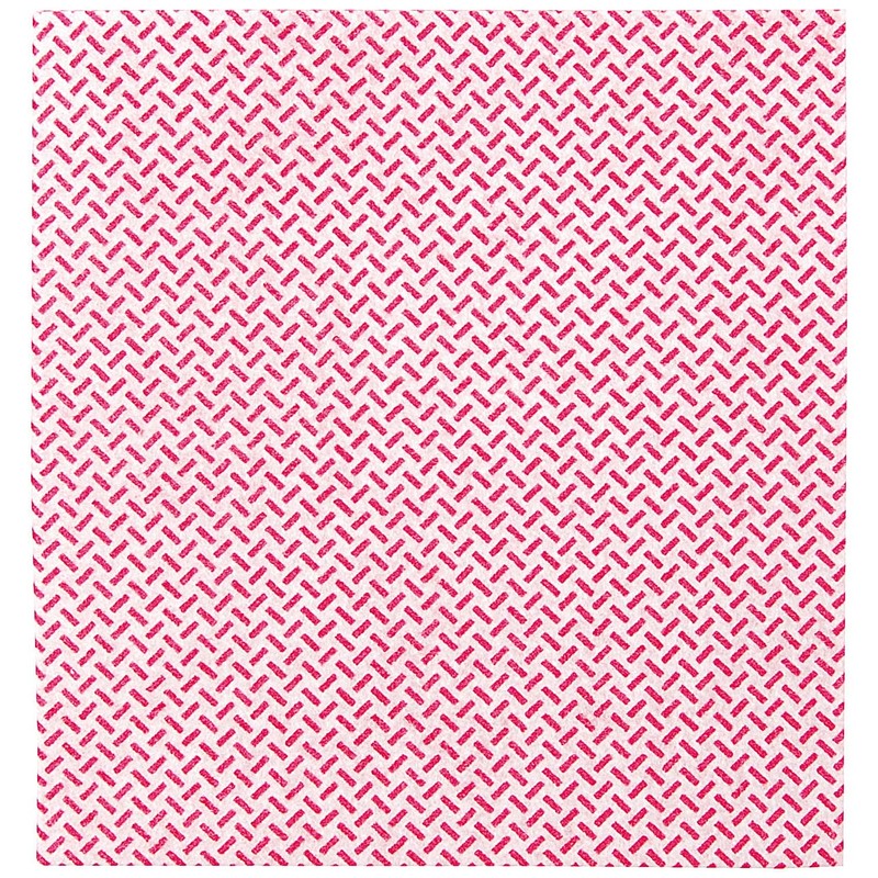 2Work Heavy Duty Non-Woven Cloth 380x400mm Red (Pack of 5)