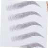 VICASKY 2pcs Artificial Eyebrow Transfer Stickers for Men Women Imitation