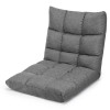 Costway Adjustable 14-Position Floor Chair Folding Lazy Sofa Gaming Lounge