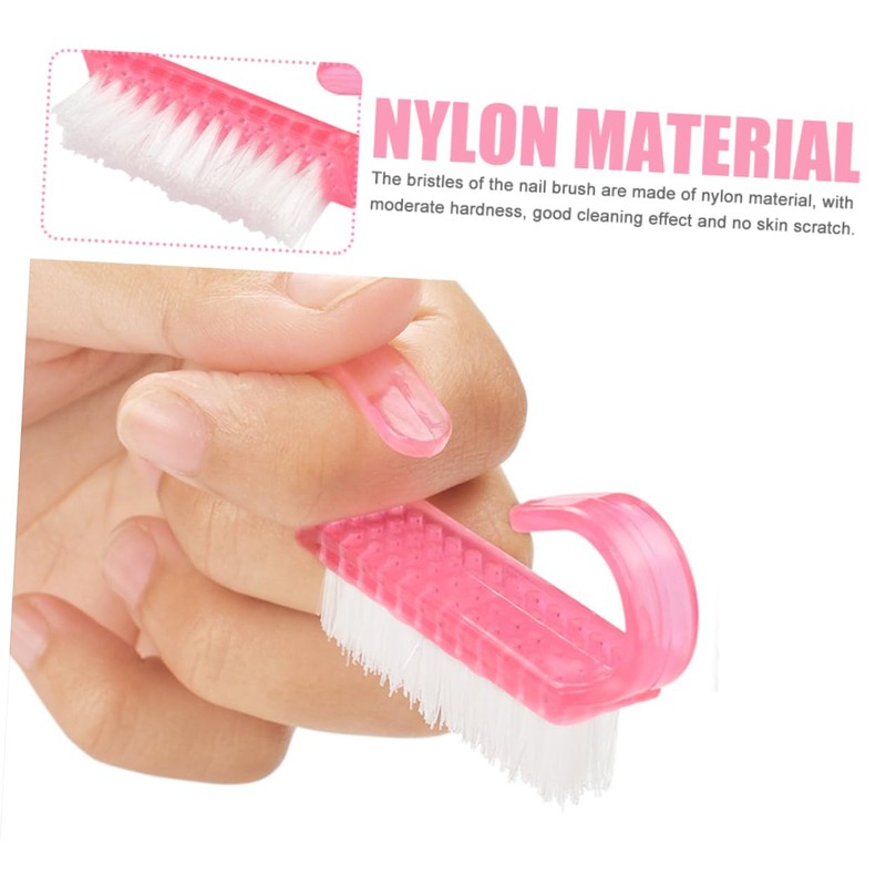 Ipetboom 12pcs Nail Art Brush Bristles Nail Brush for Cleaning