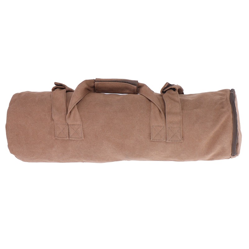 Adjustable Fitness Sandbags Canvas WeightBearing Training Bag for Garden Training(Khaki
