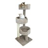 New Cat Condos 52" Deluxe Cat Tree, Brown, Large