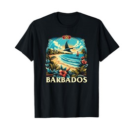 Vintage Barbados Paradise Retro International Travel T-Shirt