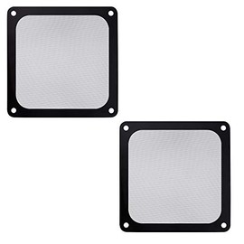 SilverStone Technology 2 x 140mm Ultra Fine Fan Filter with Magnet FF143B-2Pack (Black) - 2 Pack (SST-FF143B-2PACK)