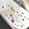 Deep Sea Fish Stickers Sea Animals Wall Stickers WC Bathroom