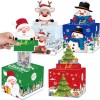 4 Pack Christmas Money Box for Cash Gift Pull, Surprise