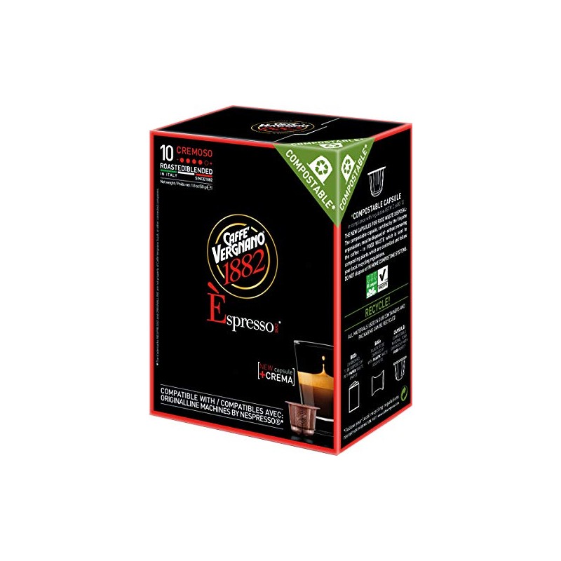 Caffe Vergnano Èspresso Cremoso 3 packs x 10 Capsules