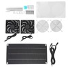 Solar Powered Fan 10W 6V Portable Monocrystalline Silicon PET Laminated