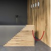 4Psc Wall Screw Mount Crowd Control Stanchions Gold and Silver