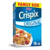 Kellogg's Crispix, Breakfast Cereal, Original, Family Size, 18oz Box(Pack of
