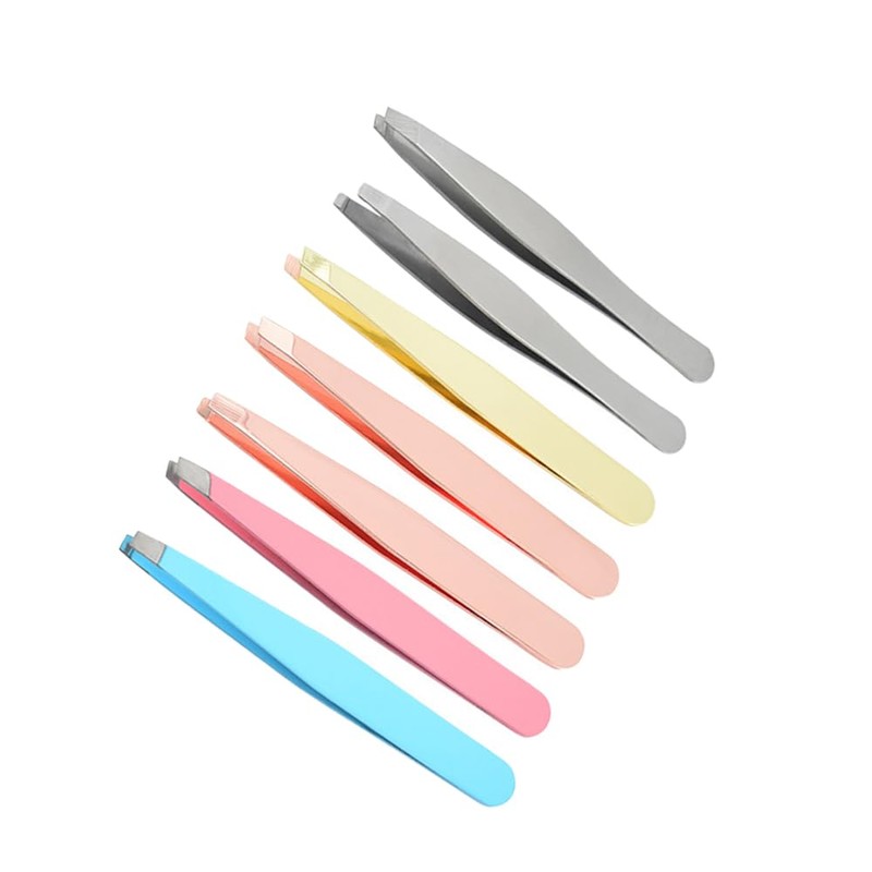 毛抜き 先平ピンセット 超薄型先端 男性用高精密ピンセット 女性用眉毛抜き 男女兼用 すべり止め 収納カバー 毛が簡単に正確に毛を抜