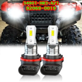 CHUSYYRAY 3 PINS LED Headlight Bulb 35W For Honda Foreman Rubicon 500 Rancher 420 High&Low
