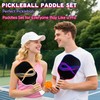 Pickleball Paddles Set of 2, Compatible with USA Pickleball Rules,