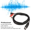 DIN 5Pin Male to 2 RCA Female and 3.5mm Cable