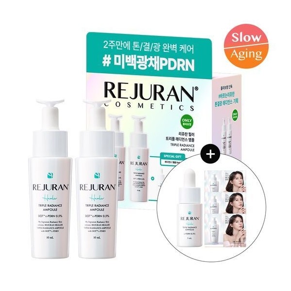 [PDRN Brightening/Limited Quantity] Rejuran Healer Triple Radiance Ampoule 10ml Double