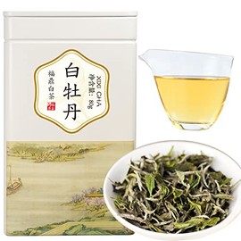 Chinese White Tea BaiMuDan 2.82oz（80g）Authentic Loose Leaf Tea Natural Beauty Antioxidant Strong Tea Aroma Chinese Alpine Tea Fuding MingQian Spring Tea White Tea 特级白牡丹 福鼎白茶 中国白茶 散叶茶