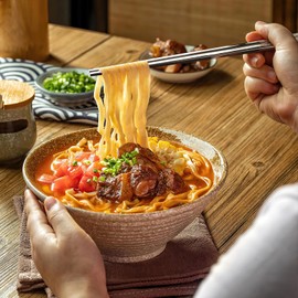 IQCWOOD Metal Chopsticks, Chopsticks Reusable Dishwasher Safe, 5 Pairs Classic Style Chop Sticks with Non-Slip Square Design, Stainless Steel Chopstick 9.25 Inch/23.5cm Gift Set