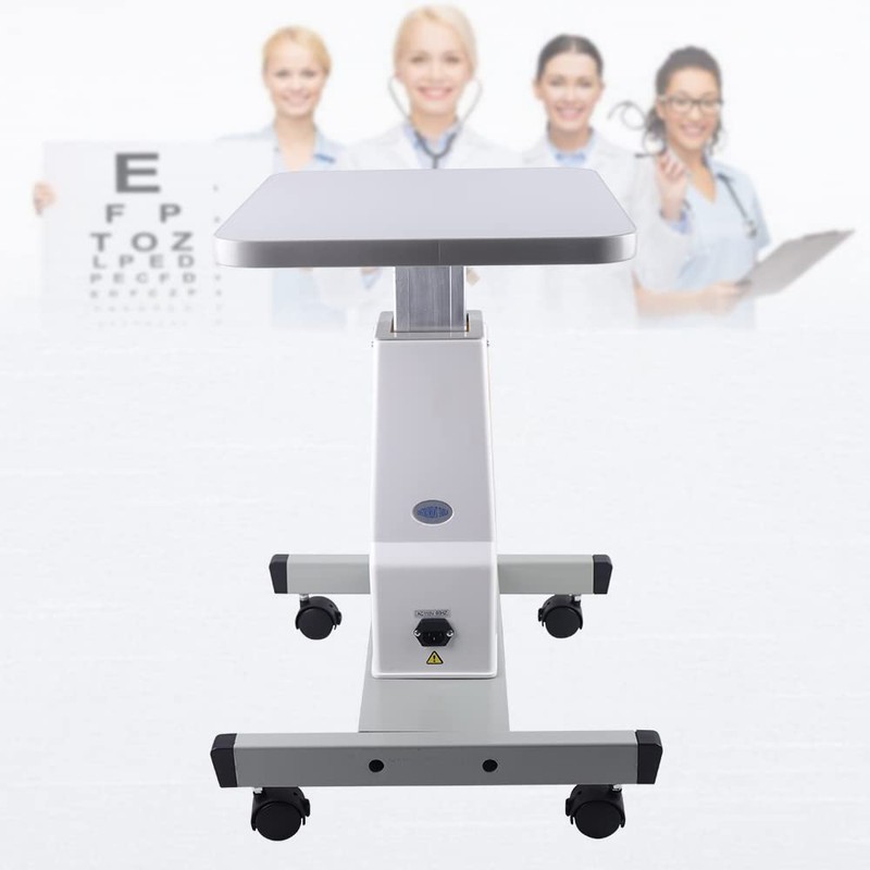 MuChaIOAK Optometry Lift Table, Optical Optometry Motorized Instrument Lift Working