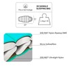 Mountainlodge 3-4 Seasons Cyan Two-Layer Shingle Sleeping Bag with Inner