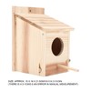 Innovative Wooden Birdhouse Natural and Safe DIY Outdoor Wooden Birdhouse