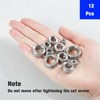 LEONTOOL 12 Pcs 3-16mm Drill Bit Depth Stop Collar Set