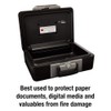SentrySafe Fireproof Safe Box with Key Lock, Chest Safe with