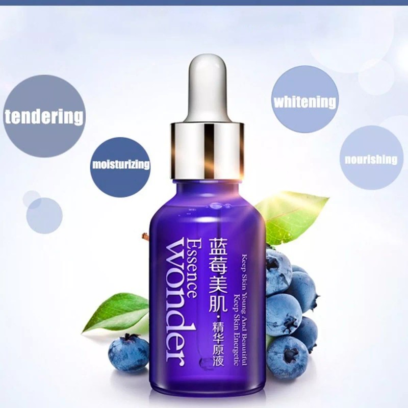 Veraly Serum Wonder Essence Bioaqua Blueberry Hidratante Rejuvenece