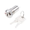 uxcell 12mm 2 Positions on OFF Electric Keylock Push Button