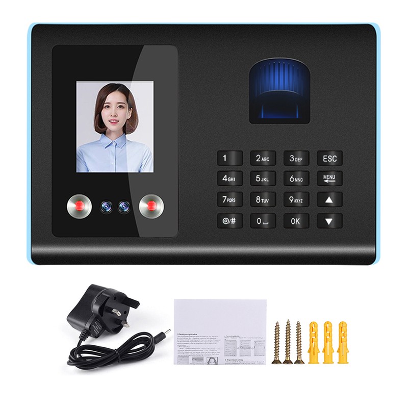 Intelligent Attendance Machine Face Fingerprint Password Recognition Mix Biometric Time