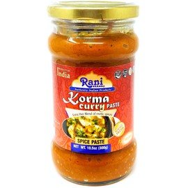 Rani Korma Curry Cooking Spice Paste 10oz (300g) Glass Jar ~ No Colors | All Natural | NON-GMO | Vegan | Gluten Free | Indian Origin