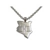 Kenya Map Shape and Flag Design Pendant Necklace