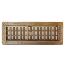 Decor Grates PL310-CML 3-Inch by 10-Inch Plastic Floor Register, Caramel