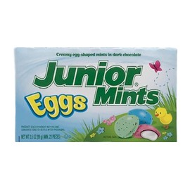 JUNIOR MINTS EGGS Limited Edition Easter Spring Candy 3.5oz Box