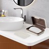 Pack of 2 Soap Dish with Lid, Travel Soap Box,
