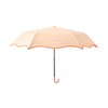 Francfranc Blackout Wave Piping Folding Umbrella, 19.7 inches (50 cm),