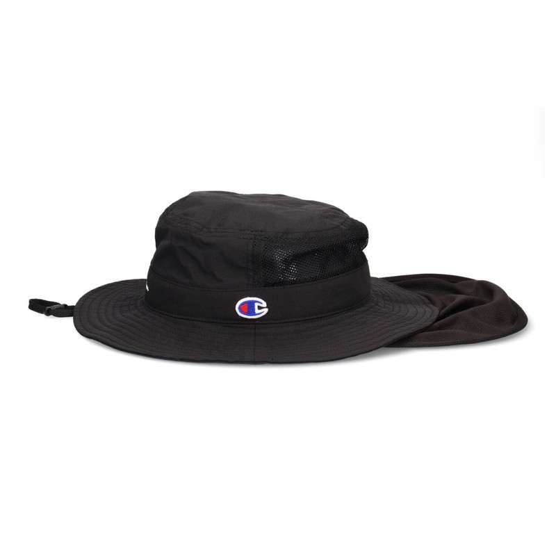 Champion Kid's Sunshade Hat with Sun Shade Sauce, Black