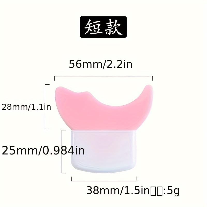 Eye Makeup Tools Set, 3 Pieces Silicone Mascara Shield, Eyeshadow