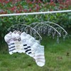 Skroad 4 Pack Stainless Steel Laundry Drying Rack Clothes Hanger