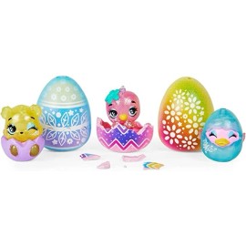 Spin Master Hatchimals CollEGGtibles Spring Basket with 5 Characters & 3 Pets Easter NEW